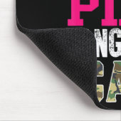 Tapis De Souris Joli En Rose Dangereux En Camo Chasse Fille (Coin)