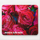 Tapis De Souris Joli Ensemble De Roses Rouges (Devant)