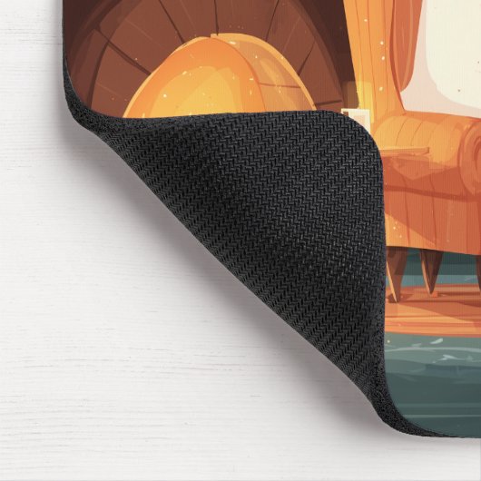 Tapis De Souris Joli Fantôme Lu Par Une Cheminée Cosy - Mousepad (Coin)