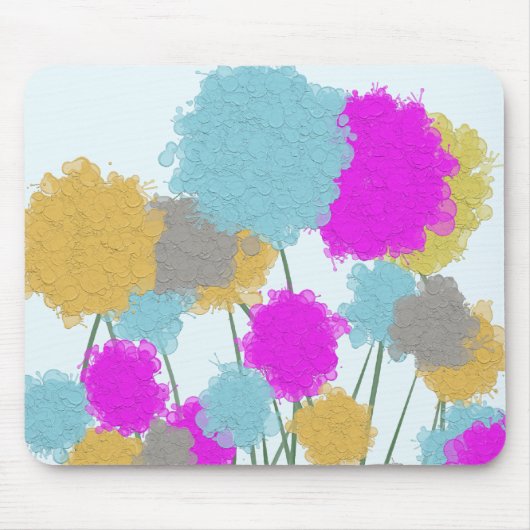 Tapis De Souris Joli Fleur sauvage (Devant)