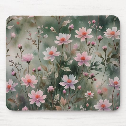Tapis De Souris Joli Fleur sauvage (Devant)
