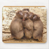 Tapis De Souris Joli groupe de singes Souris (Devant)