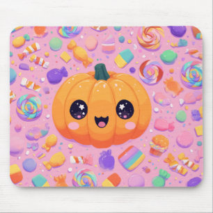 Tapis De Souris Joli Jack-o-lanterne avec bonbon - Mousepad