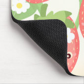 Tapis De Souris Joli jardin de fraises (Coin)