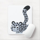 Tapis De Souris Joli Landing Cartoon Snow Leopard Mousepad (Avec souris)