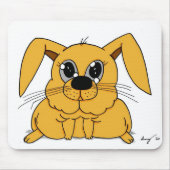Tapis De Souris Joli lapin gras Mousepad (Devant)