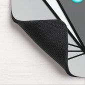 Tapis De Souris Joli loup d'Halloween Mousepad (Coin)