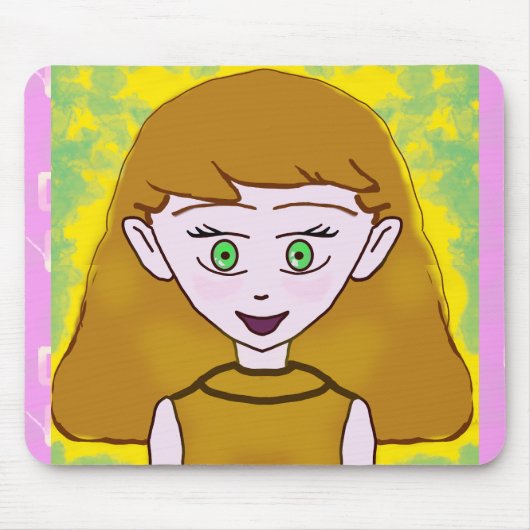Tapis De Souris Joli Merry Rose (Devant)