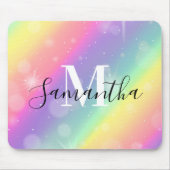 Tapis De Souris Joli Monogramme coloré (Devant)