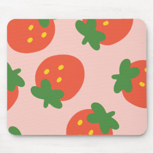 Tapis De Souris Joli motif de fraise