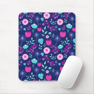 Tapis De Souris Joli motif floral de fond