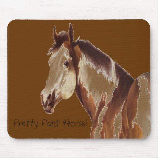 Tapis De Souris Joli ~ Mousepad de cheval de peinture (Devant)