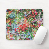 Tapis De Souris Joli Mur de Fleurs (Avec souris)