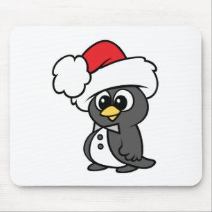 Tapis De Souris Joli Noël Tuxedo Penguin