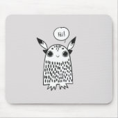 Tapis De Souris Joli petit dessin animé monstre (Devant)