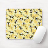 Tapis De Souris Joli petit motif abeilles (Avec souris)