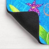 Tapis De Souris Joli petit orchidée (Coin)