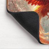Tapis De Souris Joli Phoenix Radieux Fleur de cerisier (Coin)