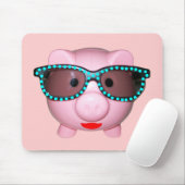 Tapis De Souris Joli Piggy (Avec souris)