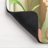 Tapis De Souris Joli Poodé Chien Chien Chien Chien Chiot Artwork | (Coin)