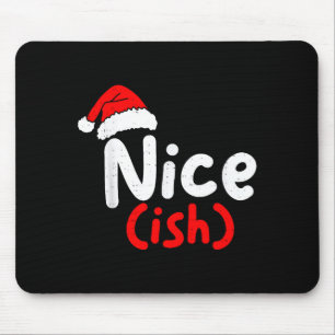 Tapis De Souris Joli (presque) Ange vilain drôle de liste de Noël