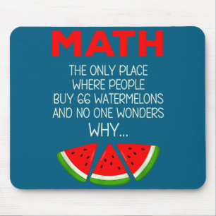 Tapis De Souris Joli professeur de mathématiques blague calcul pas