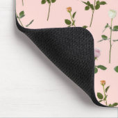 Tapis De Souris Joli Rose (Coin)