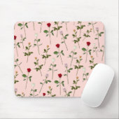 Tapis De Souris Joli Rose (Avec souris)