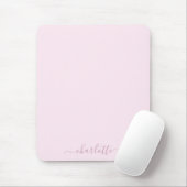 Tapis De Souris Joli rose et blanc doux (Avec souris)