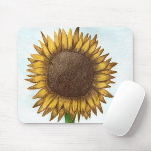 Tapis De Souris Joli tournesol (Avec souris)