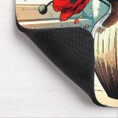 Tapis De Souris Joli Vase de Red Poppies ai art (Coin)