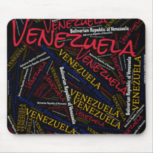Tapis De Souris Joli Venezuela couleurs drapeau patriotique