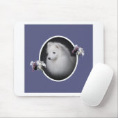 Tapis De Souris Joli visage esquimau américain (Avec souris)