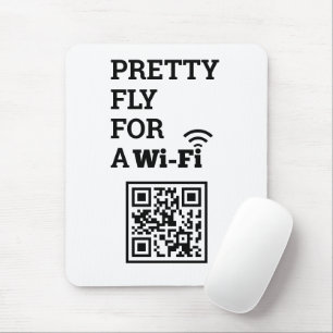Tapis De Souris Joli vol pour une analyse Wifi pour connecter le c