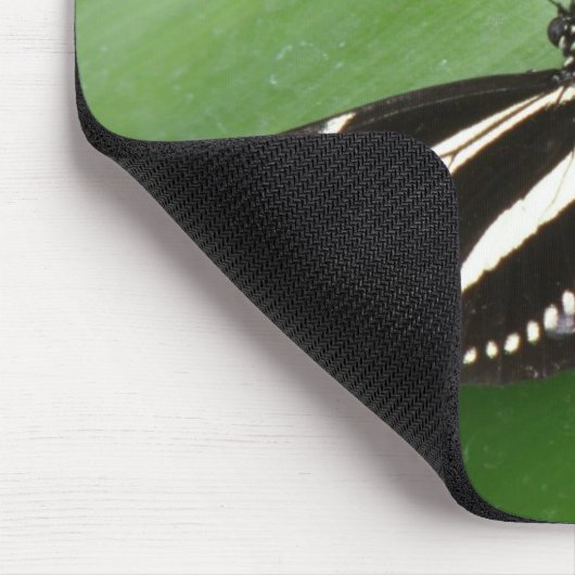 Tapis De Souris Joli Zebra Longwing Papillon Mousepad (Coin)