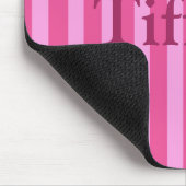 Tapis De Souris Jolie bande rose (Coin)