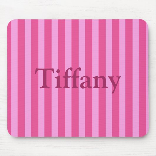 Tapis De Souris Jolie bande rose (Devant)