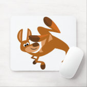 Tapis De Souris Jolie caricature Somersault Mousepad de Kangaroo (Avec souris)