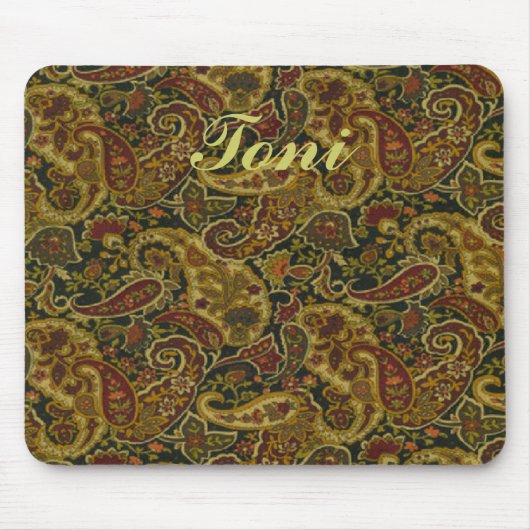 Tapis De Souris Jolie conception Mousepad d'impression de Paisley (Devant)