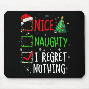 Tapis De Souris Jolie Coquin Je Ne Regrette Rien Liste De Noël Pèr