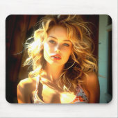 Tapis De Souris Jolie Dame (Devant)