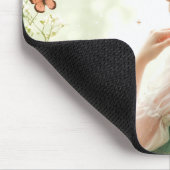 Tapis De Souris Jolie Fille Dans Le Jardin D'Été (Coin)