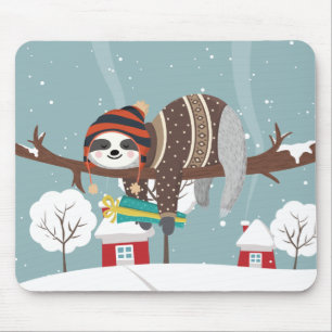 Tapis De Souris Jolie fleur de Noël