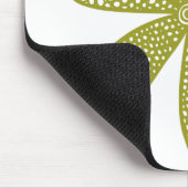 Tapis De Souris Jolie Fleur - Olive (Coin)