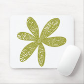 Tapis De Souris Jolie Fleur - Olive (Avec souris)