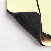 Tapis De Souris Jolie Fleur Orange (Coin)