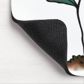 Tapis De Souris Jolie Fleur Orange (Coin)