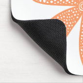 Tapis De Souris Jolie Fleur - Pêche (Coin)