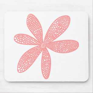 Tapis De Souris Jolie Fleur - Rose doux