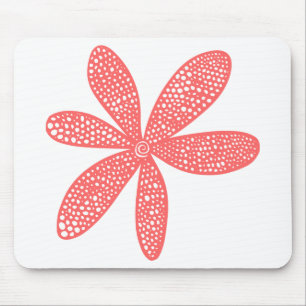 Tapis De Souris Jolie Fleur - Rose Tropical